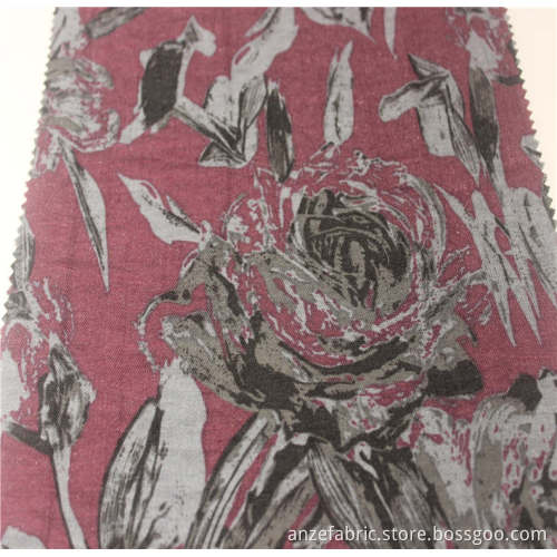 Rayon nylonlinne TWILL-tyg för kläder